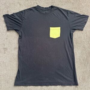 O'Neill Charcoal Tee with Lime Pocket